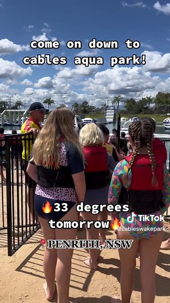 tag 2 friends you’d like to bring with you! ☀️🌊 #cableswakeparkpenrith #cableswakepark #waterpark #summer #fyp #foryou