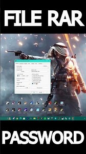 Come archiviare un pacchetto RAR con la PASSWORD #shorts #tutorial #windows11 #password #tech