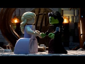 On the Set of Wicked: For Good (Official LEGO Brickified)