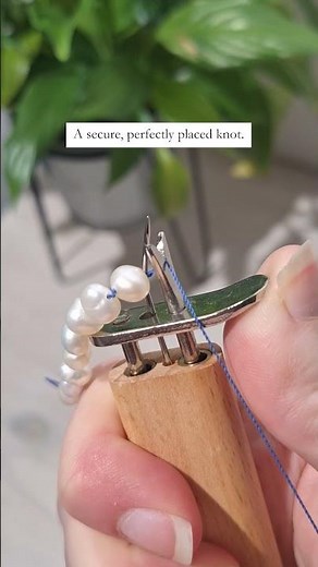 How to knot pearls ☝️✨