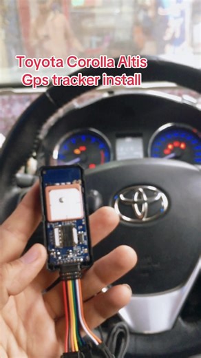 Installing a GPS Tracker in Toyota Corolla Altis