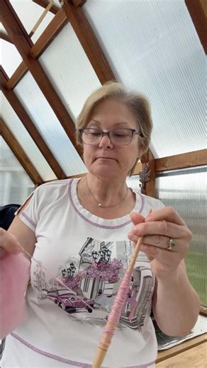 Spindle spinning is where natural dyeing truly comes to life.