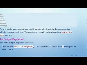 Understanding the Nested For Loop: A Clear Guide to the Confusion