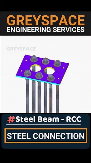 Understanding the Anchor bolt fixing details | Installing a Steel Girder on Concrete reinforcement