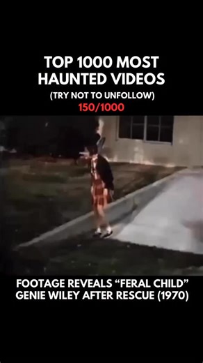 Haunted History on Instagram: "Genie Wiley is one of the most infamous “feral child” cases in modern history — a tragic story of extreme abuse, neglect and social isolation that has taught scientists a great deal about child development. Born in 1957 in Los Angeles, Genie was kept locked away by her father from about 20 months old until age 13, confined to a small room with the windows covered and often strapped to a potty chair or into a crib, with almost no human interaction, no language expos