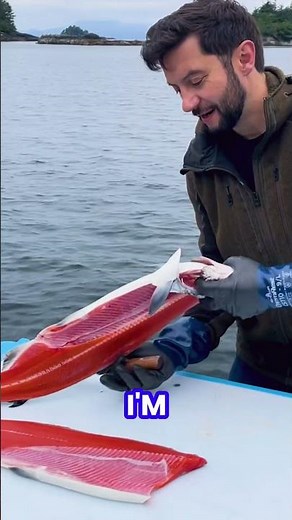 Coho Salmon Filet with Marsh #salmon #filet #fishing #alaska