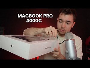 #ASMR OUVERTURE DU MACBOOK PRO À 4000€