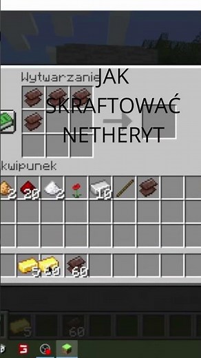 Jak skraftować netheryt #yt #ytstudio #minecraft