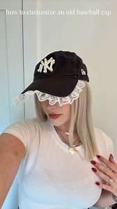 339K views · 6.3K reactions | how to upcycle an old baseball cap for your summer wardrobe 梨 #diy #upcycle #summercrafts #crafts #craftideas #diyfashion #sustainablefashion #crafty #upcycledfashion #reworkedclothing | By Paige Sechrist | Facebook