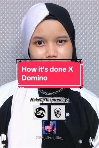 Domino Makeup Transition Tutorial Inspired by Stray Kids