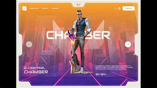 Valorant Web Concept