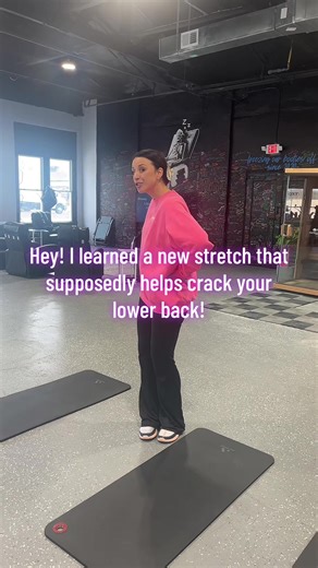Lower back need to crack/pop in the best way? Try this!! #lowbackpain #lowbackpainrelief #injuryprevention #musclerecovery #southjersey