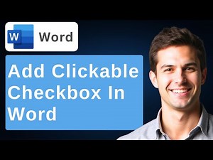 How To Add A Clickable Checkbox In Microsoft Word [2026 Guide]