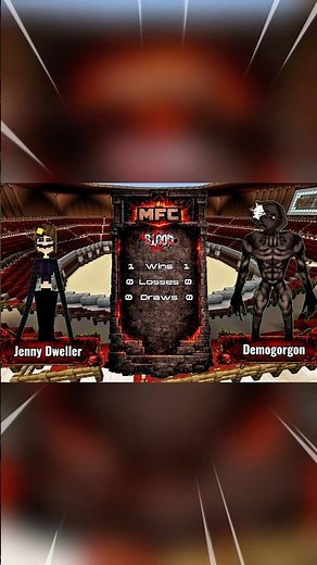 Demogorgon VS Jenny Dweller in Minecraft #minecraft #minecraftusa #demogorgon #strangerthings #jenny