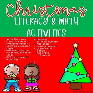 Christmas Literacy & Math Activities