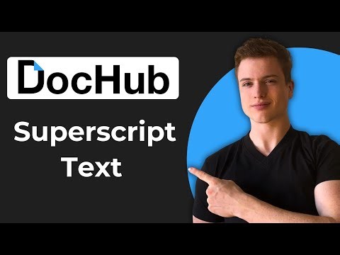 How To Write Superscript In DocHub (Quick Guide)