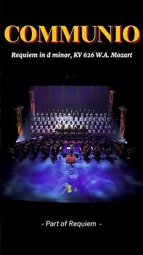 Mozart Requiem Communio | Inspiring Choir Live requiem in d minor, KV 626 #classicalmusic