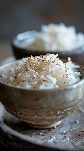 Scientists created hybrid rice with meat inside. #Biology #Biotechnology #GeneticEngineering | Hashem Al-Ghaili