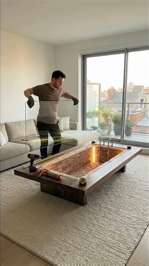 3D Coffee Table Build – Full Process #interior444 #viral #table #3d #animation #foryou #tranding