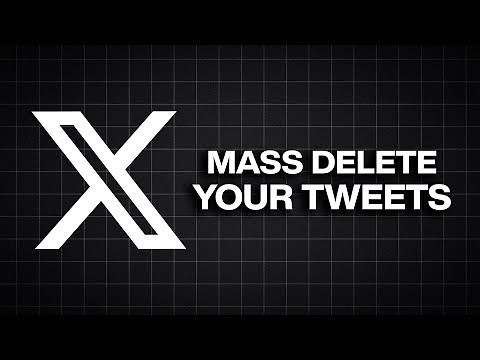 How To Delete All Tweets On X/Twitter