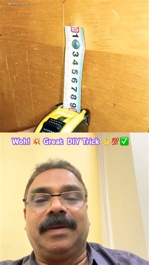 Woh!💥Great DIY Trick using a Measuring Tape that will come in Shelf/Handy💫 #measuringtape #tips