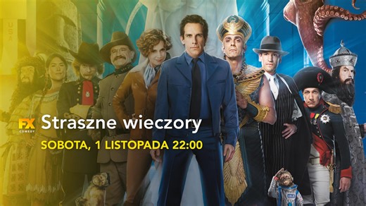 Strach się śmiać, gdy na kanał FX Comedy wlatują takie tytuły! 🤣👻 Straszne wieczory, czas start! Zaczynamy już dziś o 22:00. 📺 | FX