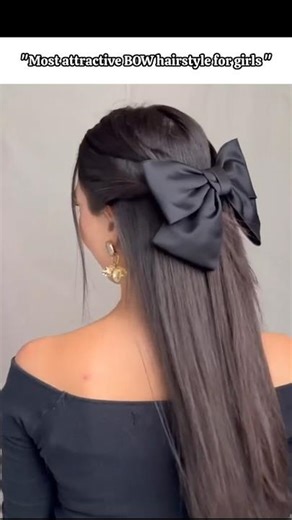 most attractive hairstyle for girls using BOW clip #bowclips #clawclip #viral #bowhairstyle #new