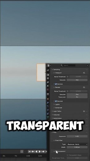 Blender Transparent Background in 10 Seconds