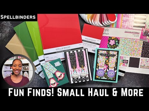 FUN FINDS! Plus, Mini Haul & More | Spellbinders | #papercraft #cardmaking