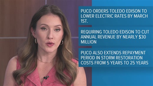 PUCO orders Toledo Edison to reduce rates due to affordability concerns