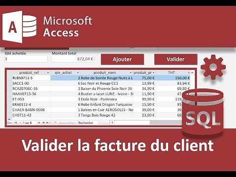 Validate the customer invoice with Access