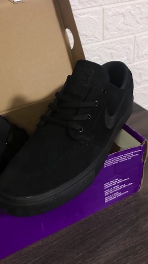 Nike SB Stefan Janoski Triple Black Suede - Skateboarding Shoes