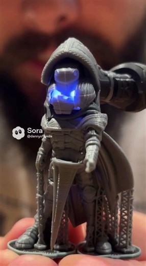 Printed part comes to life. #3dprinting #animatedfeatures