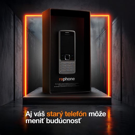 18K views · 43 reactions | Do Orange predajní prichádza Rephone - telefón, ktorý mení budúcnosť.  Aj váš starý telefón môže byť Rephone. Prineste ho od 27. 10. do konca roka na ekologickú recykláciu do predajne Orange a ako odmenu získate 100 GB dát. Navyše, za každý vrátený telefón Orange venuje 50 centov Únii nevidiacich a slabozrakých Slovenska. | Orange | Facebook