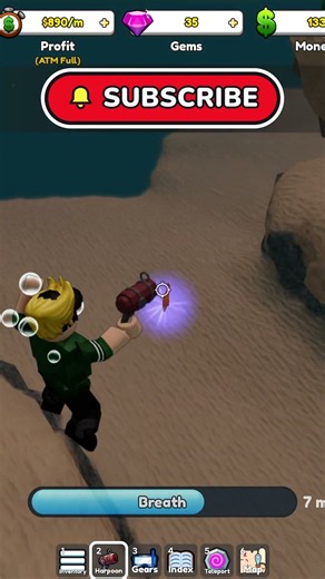 I Caught a GOLD Fish and a PURPLE One! #roblox #deepseaexplorer #robloxsimulator #diving #fishing