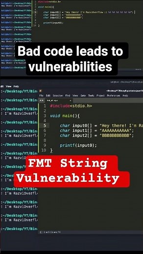 Bad #code can result in #memory #leaks #vulnerability #binaryexploitation #pwn #formatstring #vuln