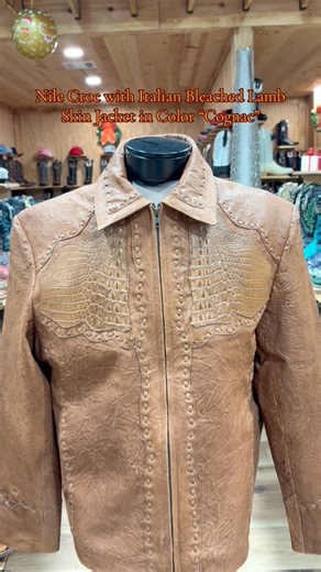 SALE ONLY $2,500 💯 Nile Crocodile with Italian Bleached Lamb Jacket in Color “Chocolate” Sincerely, 👢La Hacienda Boot Co.👢 2429 Telephone Rd. Houston, Texas 77023 ☎️ 713-514-9939 / 📱346-510- 8311 #lahaciendabootco #custommade #handmade #boot #botas #boots | La Hacienda Boot Co.