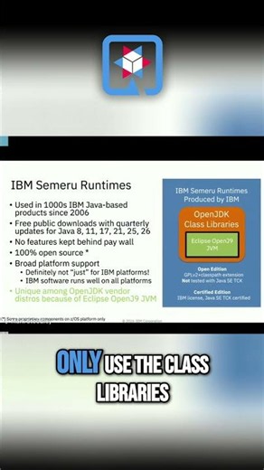 Unique OpenJDK Distro: Eclipse OpenJ9 JVM Power! #shorts #java #quarkus #jvm