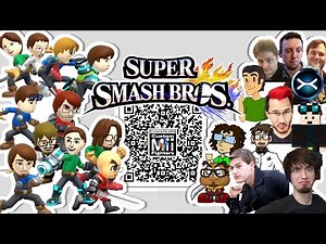 Markiplier, Game Theorists, Dan TDM, and MORE!! - Mii Fighter QR Codes for Smash Bros