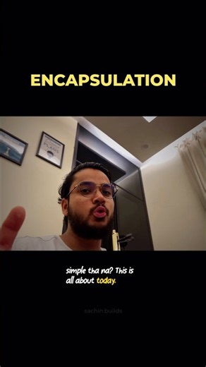 🔐 Encapsulation in Java 💻⚡ | Getters, Setters & Data Hiding Explained | Java OOP #Shorts