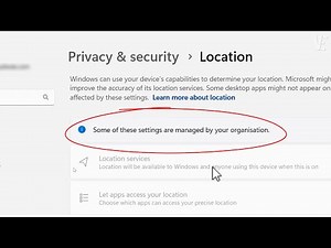 How to Fix Some of These Settings Are Managed by Your Organization in Windows 10/11