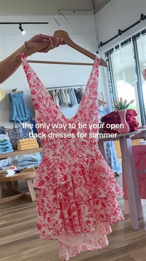 Pixelated Boutique | My favorite way to tie an open back dress 🫶🏼 | Instagram