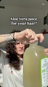 Aloe Vera juice, in your hair? .. Just let it do its thing #reels #creator #hair #haircare #curlyhair #curls #tips #beauty | Orlando James