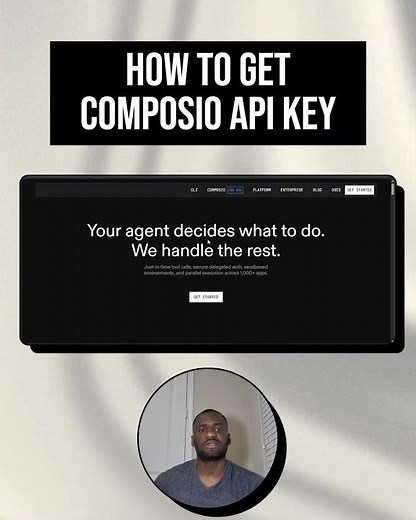 How to Get Composio API Key #developer #shorts