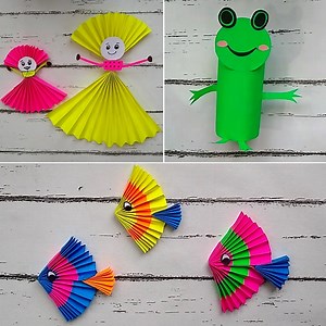 309K views · 635 reactions | Easy Paper Craft Ideas For Kids | K4 Craft Videos | Facebook