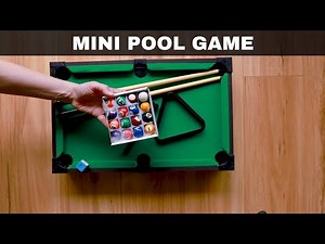 🎱 Table Top MINI POOL Game - Unboxing and Review 🎱