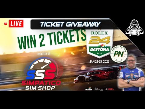 🔴 Rolex 24hr of Daytona TICKETS GIVEAWAY! and some iRacing.... !sss in the chat!