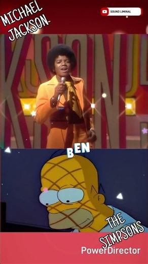 Ben | original vs cover #michaeljackson #thesimpsons #youtubeshorts