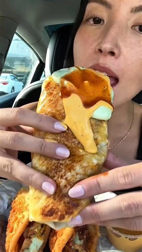 😱 I Didn't Expect THIS Taco Bell Burrito! 🌯🤯 ASMR Mukbang #asmrfood #eating #foodie #fastfood #viral