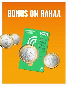 Tiesithän, että Bonus maksetaan S-Pankin pankkitilillesi? Ota siitä kaikki hyöty irti ja ohjaa se vaikka S-mobiilin Säästäjään poikimaan. 💚 | S-Pankki